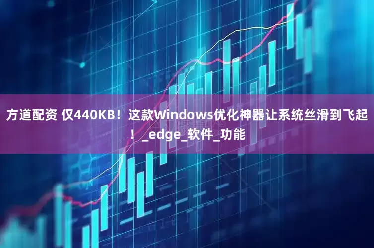 方道配资 仅440KB！这款Windows优化神器让系统丝滑到飞起！_edge_软件_功能
